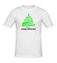 Мужская футболка Christmas Fir-tree