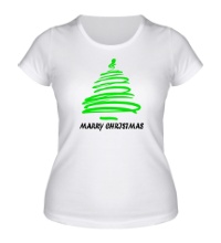 Женская футболка Christmas Fir-tree