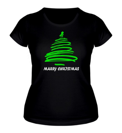 Женская футболка «Christmas Fir-tree»