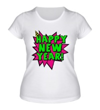 Женская футболка Comics Happy New Year