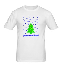 Мужская футболка Christmas tree