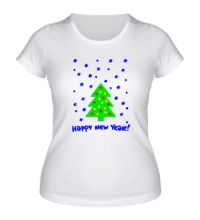 Женская футболка Christmas tree
