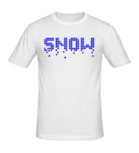 Мужская футболка Pixel Snow