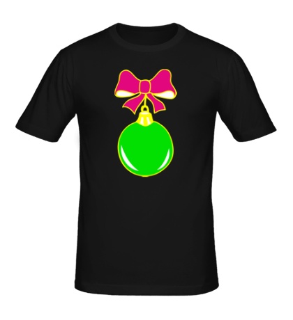 Мужская футболка «Ёлочный шарик»