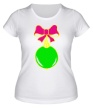 Женская футболка «Ёлочный шарик» - Фото 1