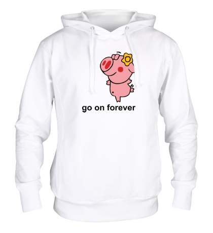 Толстовка с капюшоном «Go on Forever»