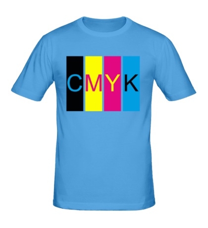 Мужская футболка «CMYK»