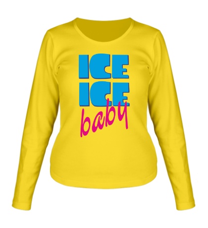 Женский лонгслив «Ice Ice Baby»