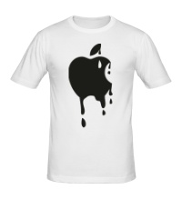 Мужская футболка Стeкающий Apple