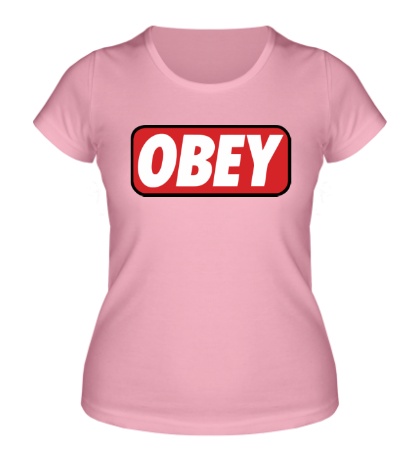 Женская футболка «Obey Sign»
