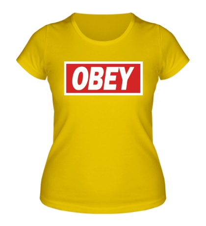Женская футболка Obey
