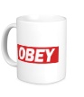 Керамическая кружка «Obey» - Фото 1