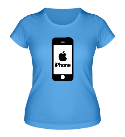 Женская футболка Apple iPhone