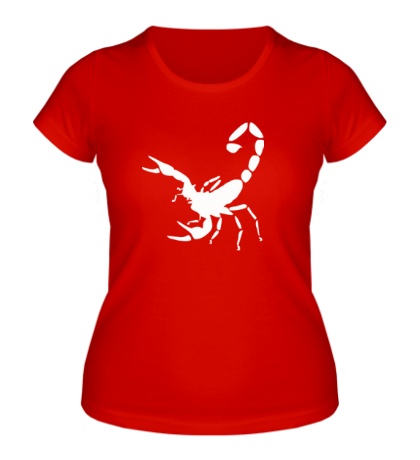 Женская футболка «Знак скорпиона»