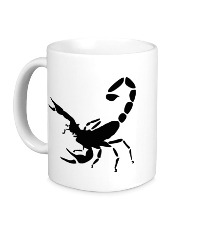 Керамическая кружка «Знак скорпиона»