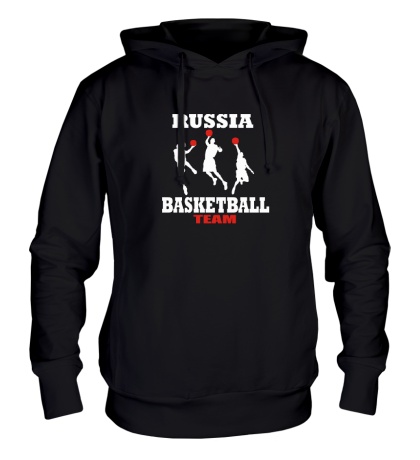 Толстовка с капюшоном Russia: Basketball Team