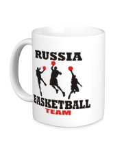 Керамическая кружка Russia: Basketball Team