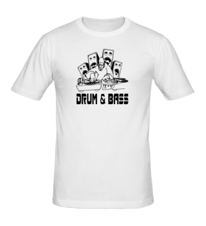 Купить мужскую футболку Drum & Bass Music