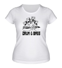 Женская футболка Drum & Bass Music