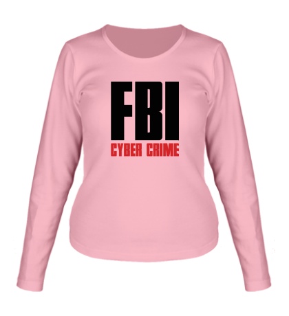 Женский лонгслив FBI Cyber Crime