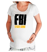 Футболка для беременной FBI Cyber Crime