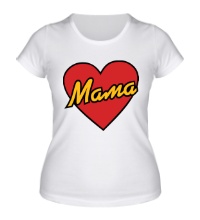 Женская футболка Любимая мама