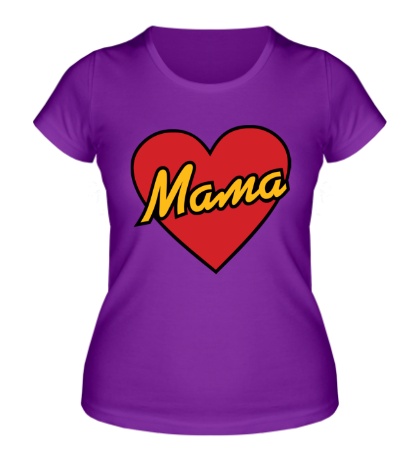 Женская футболка Любимая мама