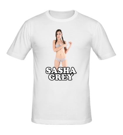 Мужская футболка Sasha Grey pornstar