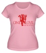 Женская футболка «One Love One United» - Фото 1