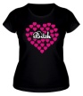 Женская футболка «Bitch сердце» - Фото 1