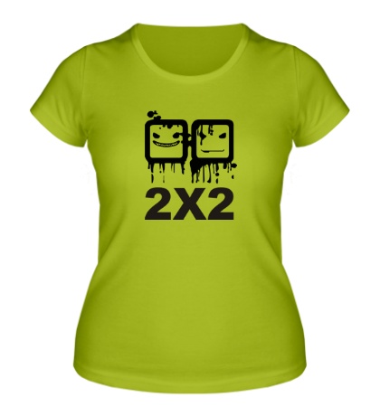 Женская футболка 2x2