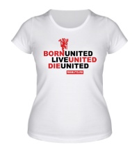 Женская футболка Born United