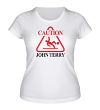 Женская футболка Caution John Terry