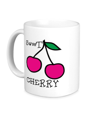 Керамическая кружка Sweet cherry