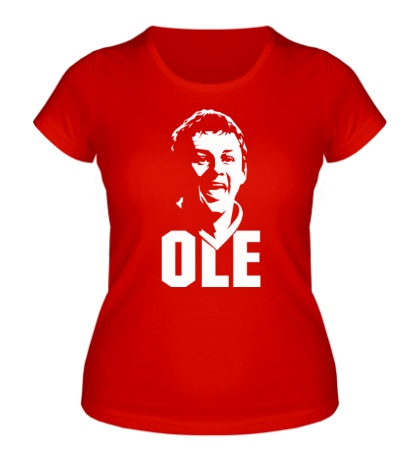 Женская футболка «Ole Solskjaer»