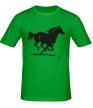 Мужская футболка «Быстрая лошадь» - Фото 1