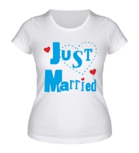 Женская футболка Happy Just Married