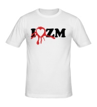 Мужская футболка I love ZM