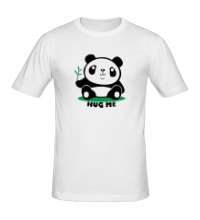 Мужская футболка Panda: hug me