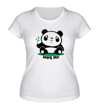 Женская футболка Panda: hug me