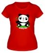 Женская футболка «Panda: hug me» - Фото 1