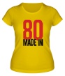 Женская футболка «Made in 80s» - Фото 1