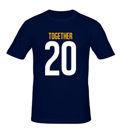 Мужская футболка «Together since 20XX»