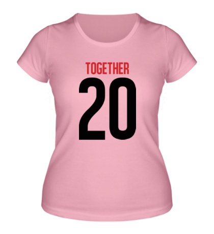 Женская футболка Together since 20XX