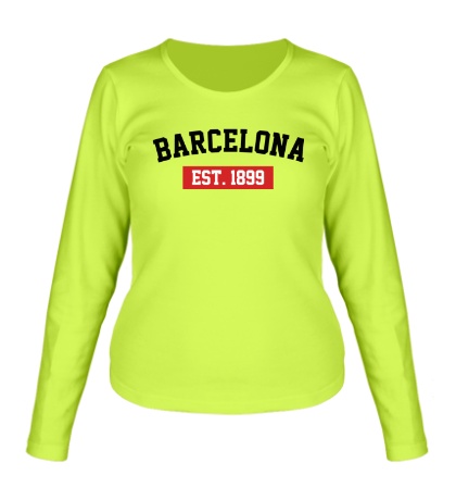 Женский лонгслив FC Barcelona Est. 1899