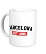 Керамическая кружка «FC Barcelona Est. 1899» - Фото 1