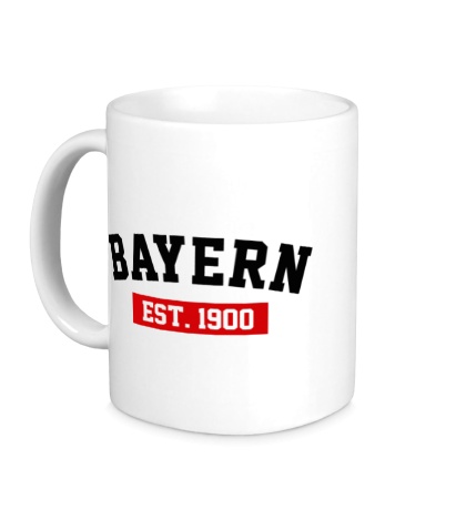 Керамическая кружка FC Bayern Est. 1900