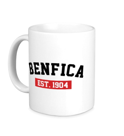 Керамическая кружка FC Benfica Est. 1904