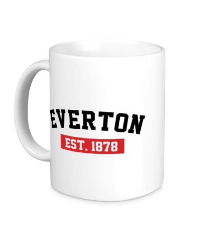 Керамическая кружка FC Everton Est. 1878