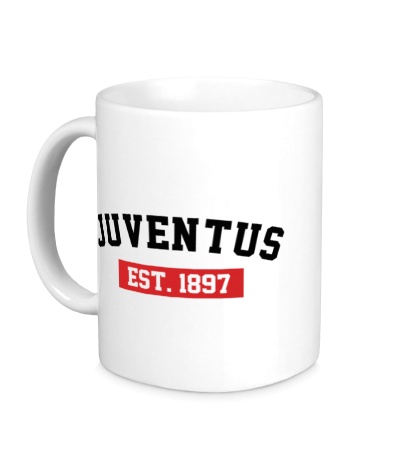 Керамическая кружка FC Juventus Est. 1897